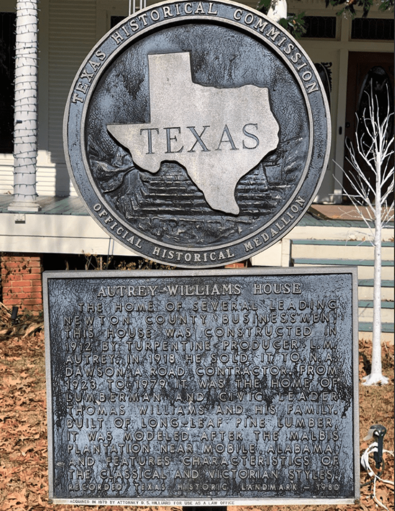 Texas official historical medallion